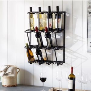 Pottery Barn Vintage Blacksmith Wine Rack